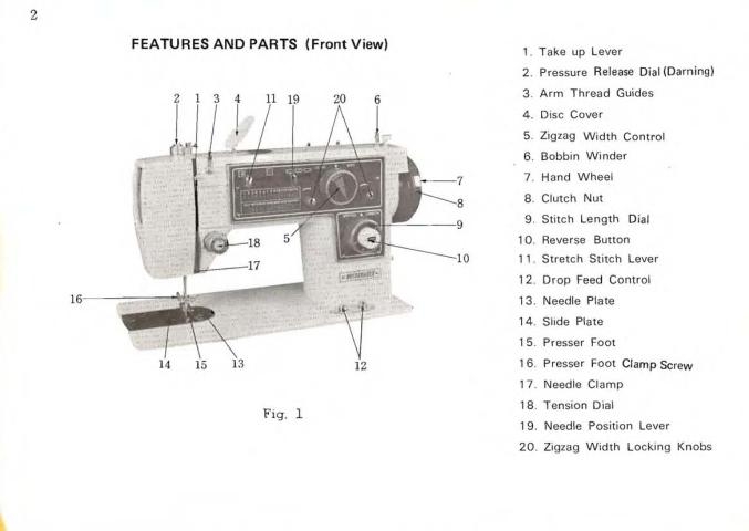 manual maquina de coser nagoya super zig zag 3000